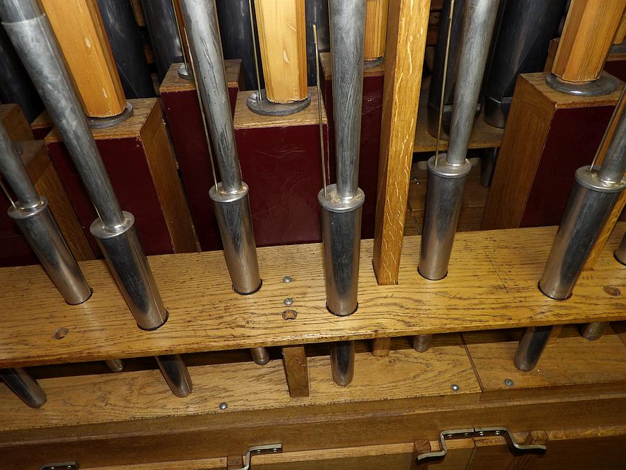 Intérieur de l'orgue - tuyaux
